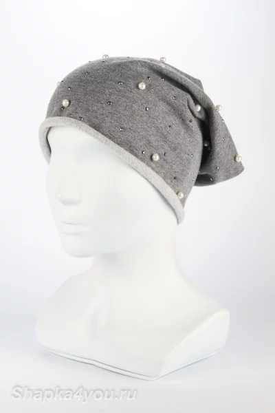 Колпак удлинённый шапка Tranini  цвет Серый