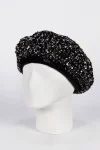 Берет Mike Ambaroff Пайетки цвет Чёрный
