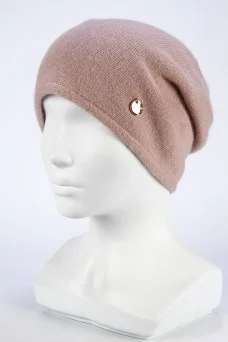 Колпак шапка Weaving Design Дакота цвет Бежевый розовый
