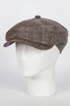 Кепка восьмиклинка MONOMAKH 35-2793 цвет Серо-коричневый размер 59