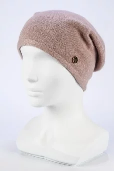 Колпак шапка Weaving-designe Дакота цвет Бежевый розовый