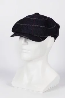 Кепка восьмиклинка MONOMAKH 35-2332 цвет Синий тёмный размер 57