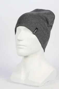 Шапка лопата Triks  цвет Серый темный меланж