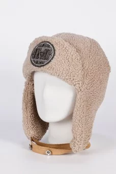 Ушанка Mike Ambaroff Тедди цвет Бежевый размер 56-58