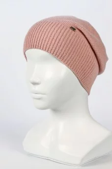 Колпак шапка Ferz Мишель цвет Серо-розовый