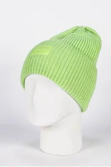 Шапка с отворотом Ferz Рута цвет Салатовый