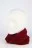 Шарф Снуд - Кольцо Ferz Перу цвет Бордовый темный