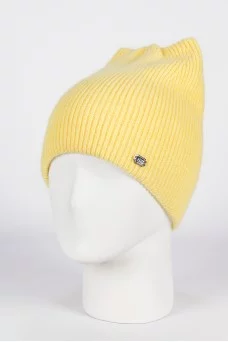 Шапка с ушками Ferz Багира цвет Желтый