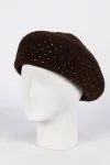 Берет Mike Ambaroff Бархат цвет Коричневый