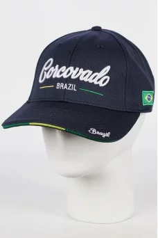 Бейсболка Brazil/Corcovado трик синий тем 80% вискоза 20%п/э
