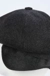 Кепка восьмиклинка Starkoff Драп Пике цвет Черный угольный размер 56