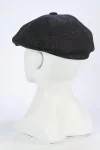Кепка восьмиклинка Starkoff Драп Пике цвет Черный угольный размер 58