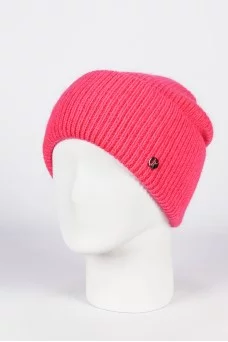 Шапка с отворотом Ferz Полли цвет Фуксия