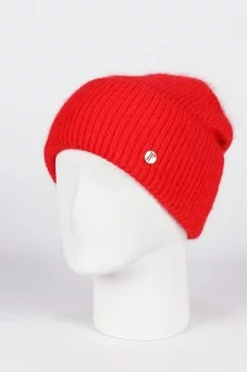 Шапка с отворотом Ferz Полли цвет Красный