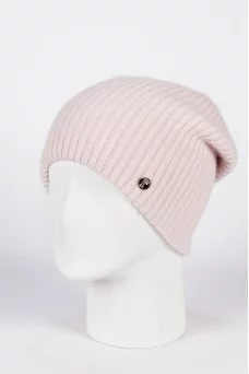 Шапка с защипом Ferz Барбара цвет Розовый светлый