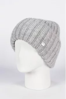 Шапка с отворотом Ferz Аргенина цвет Серый светлый