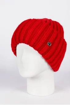 Шапка с отворотом Ferz Аргенина цвет Красный