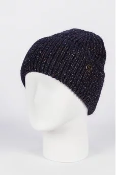 Шапка с отворотом Ferz Римма цвет Синий тёмный
