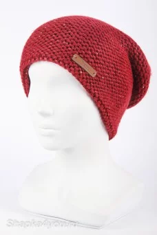 Колпак удлинённый шапка Ferz Винтаж цвет Викторианский красный