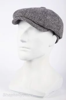 Гол убор муж 85-Jn серый 80% шерсть 20%п/а р-р 59