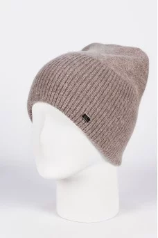 Шапка Ferz Ясмин цвет Бежевый тёмный