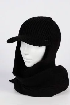 Шлем ушанка Ferz Тесса цвет Чёрный