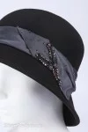 Шляпа с узкими полями Les Pallines  цвет Чёрный размер UNI