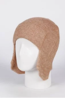 4200850 Ушанка  "ASYA" бежевый