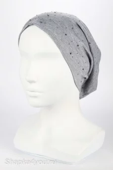 Колпак удлинённый шапка PRC  цвет Серый