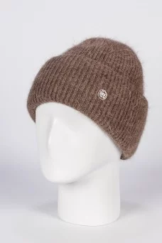 Шапка с отворотом Ferz Скарлетт цвет Коричневый