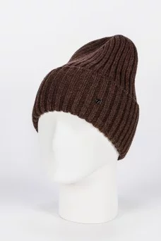 Шапка с отворотом Ferz Дюрсо цвет Коричневый