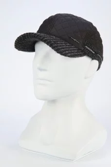 Бейсболка Starkoff  цвет Серый очень темный размер 61