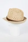 Шляпа соломенная ШАТУШ Трилби цвет Бежевый светлый размер UNI