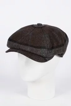 Кепка восьмиклинка MONOMAKH 35-1037 цвет Серый темный размер 57