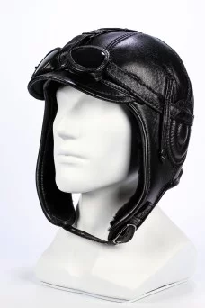 Шлем ушанка NST ПИЛОТ очки цвет Чёрный размер 57