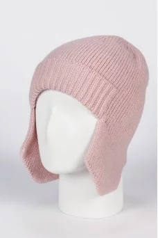 4201066 Ушанка  "CHARLATTE" св.розовый  -20%
