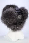 Ушанка Darga Hats 35 цвет Серый темный размер 56-57