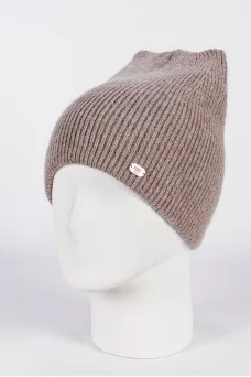 Шапка с ушками Ferz Багира цвет Бежевый тёмный