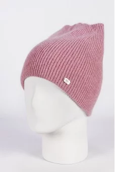 Шапка с ушками Ferz Багира цвет Серо-розовый