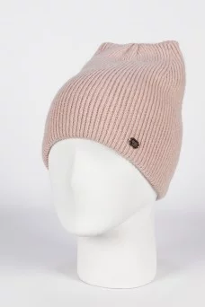 Шапка с ушками Ferz Багира цвет Пудровый