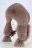 Ушанка Darga Hats Зимушка цвет Серо-бежевый пепельный размер 57-58