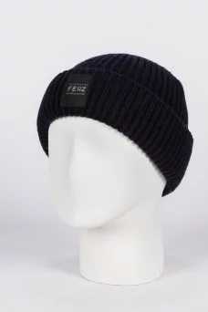 Шапка с отворотом Ferz Бэрри цвет Синий тёмный
