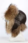 Шапка ушанка Darga Hats  цвет Коричневый темный размер 58-59