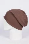 Колпак шапка SAYA EMBRA Кашкорсе "шелк" цвет Коричневый пеп