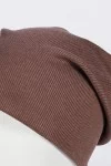 Колпак шапка SAYA EMBRA Кашкорсе "шелк" цвет Коричневый пеп