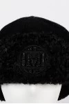 Шапка ушанка Mike Ambaroff Бархат шеврон цвет Чёрный размер 56-58