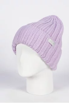 Шапка с отворотом Ferz Тиффани цвет Сиреневый светлый