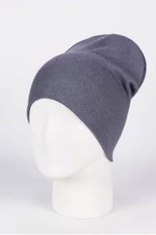 Шапка лопата SAYA EMBRA Кашкорсе цвет Джинсовый пеп
