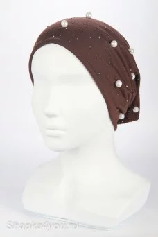 Колпак удлинённый шапка PRC  цвет Шоколадный