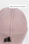 Шапка с отворотом Weaving-designe Дори цвет Пудровый